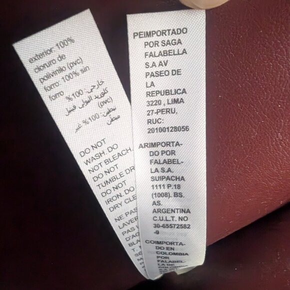 Rachel Zoe Burgundy tote shoulder bag minimalist large spacious versatile - Picture 14 of 15